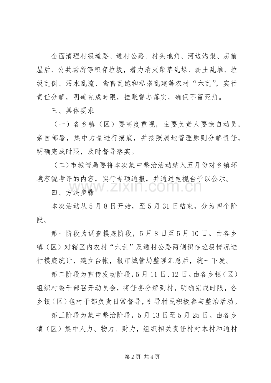 农村环境卫生和通村公路整治实施方案.docx_第2页