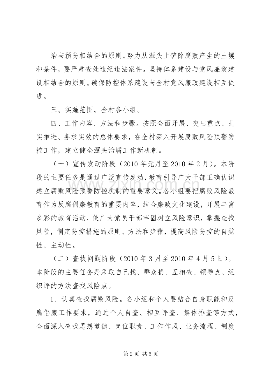 村腐败风险预警方案.docx_第2页