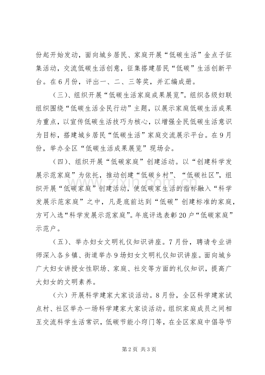 区妇女联合会开展妇女文明素质大培训活动的方案.docx_第2页