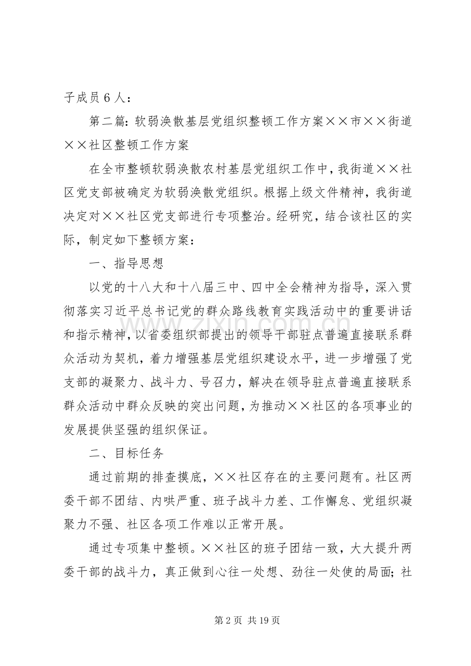 易滑坡基层党组织整顿实施方案.docx_第2页