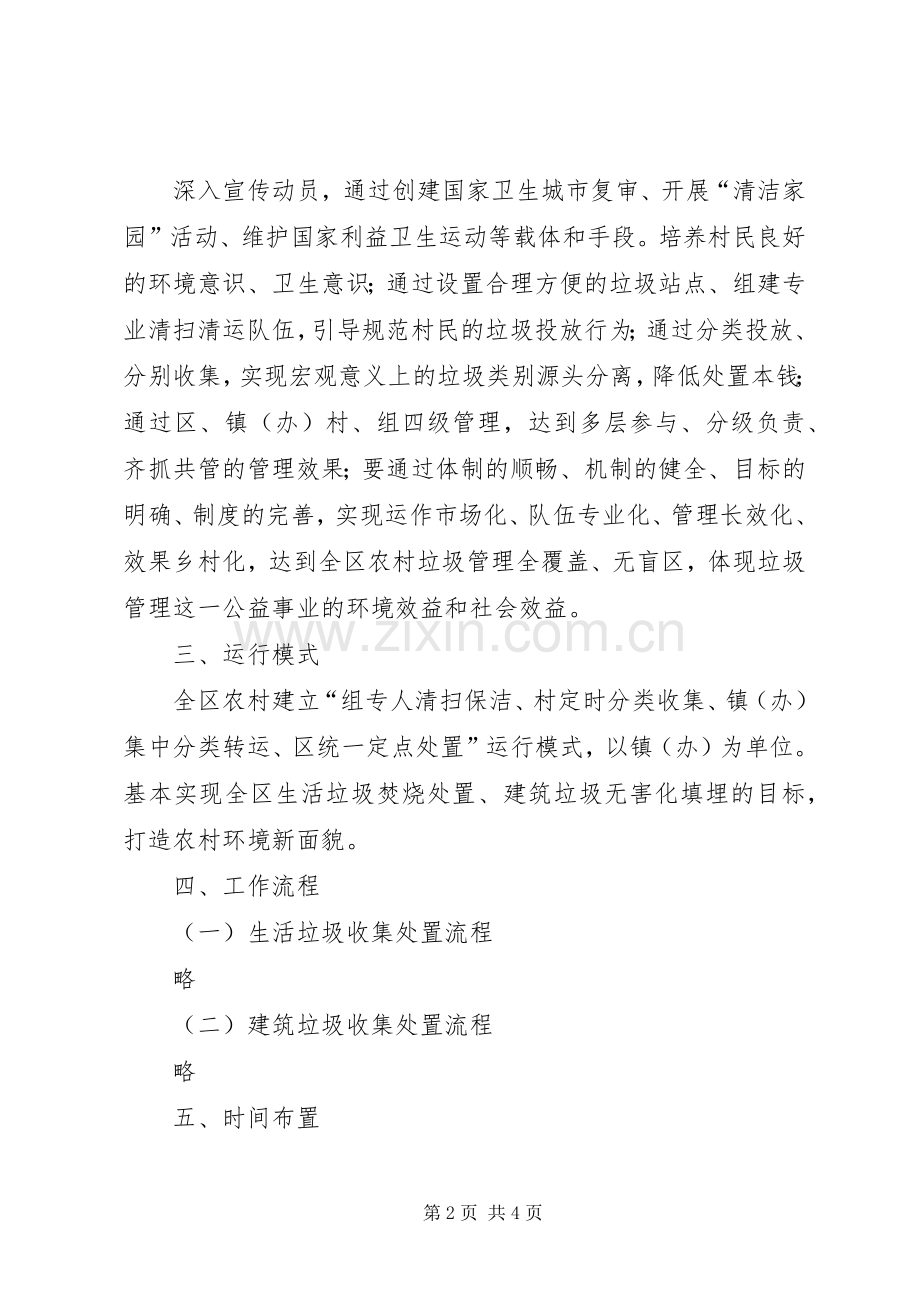 农村综治垃圾管理实施方案.docx_第2页