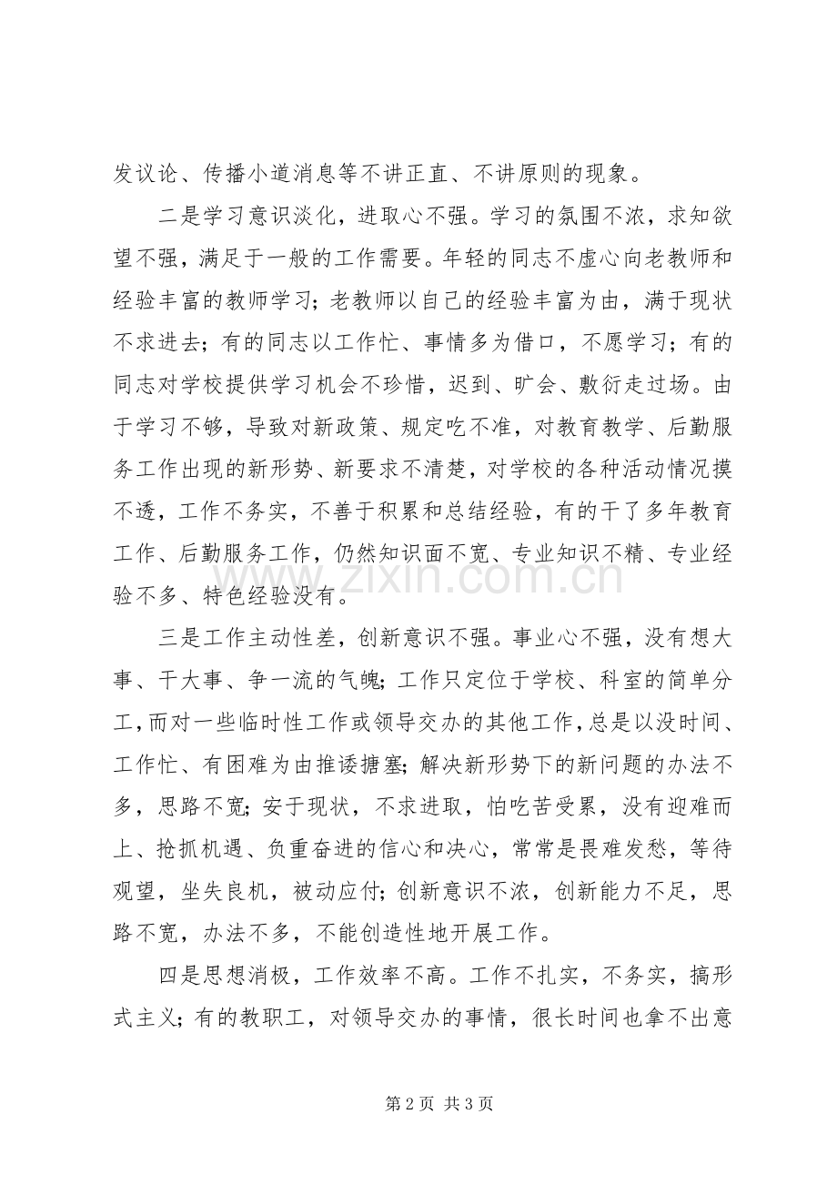 学校开展思想作风纪律整顿活动的方案 .docx_第2页