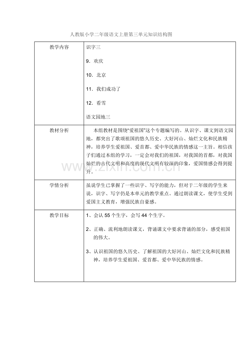 语文第三单元文档.docx_第1页
