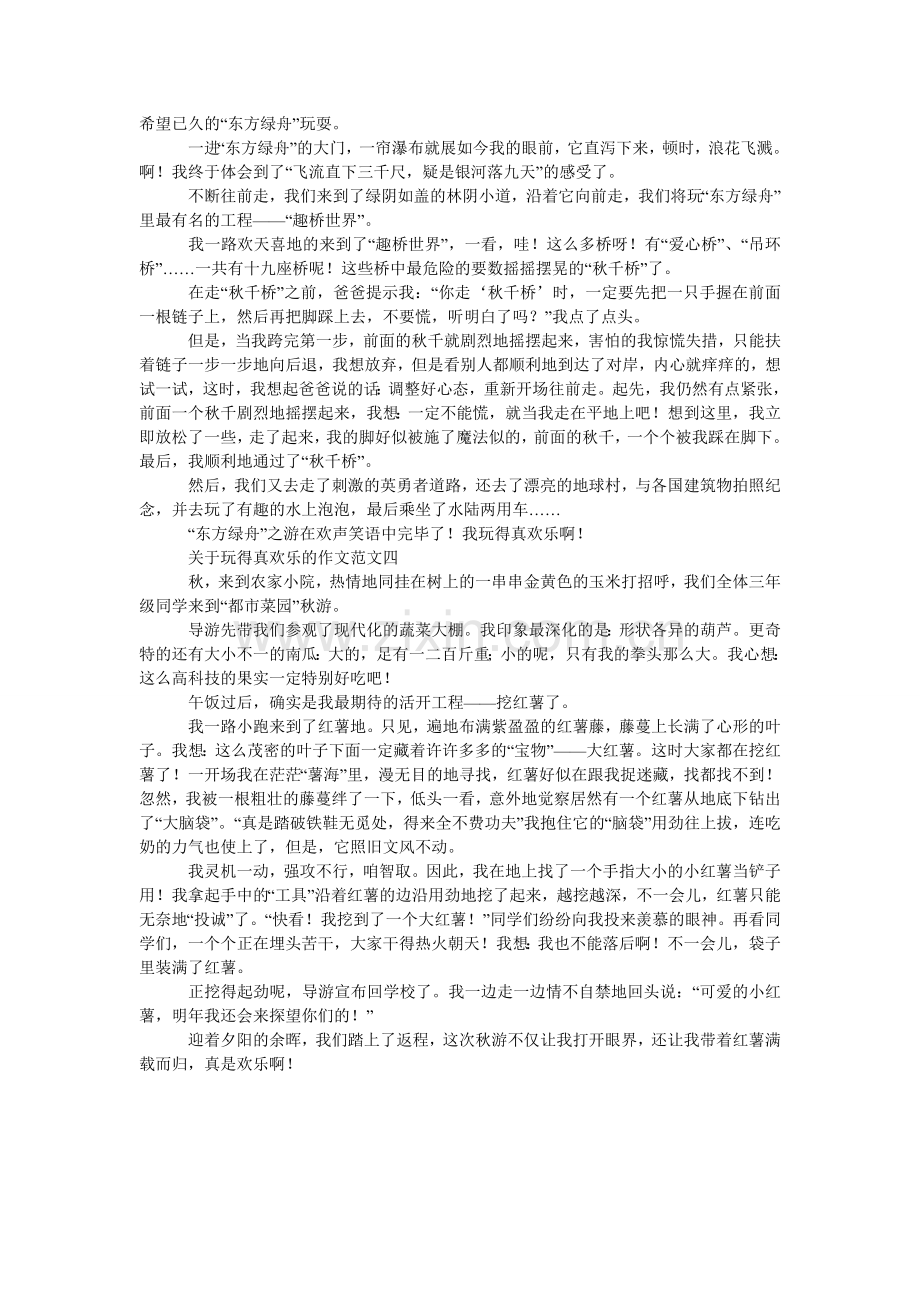 关于玩得真高兴的作文范文4篇.doc_第2页