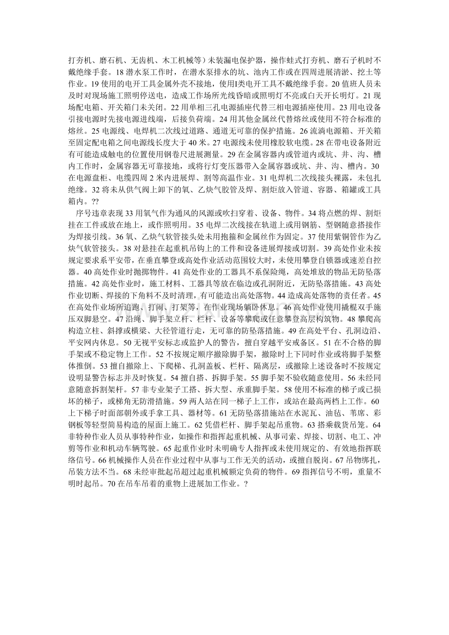 施工现ۥ场安全生产违章管理办法.doc_第2页