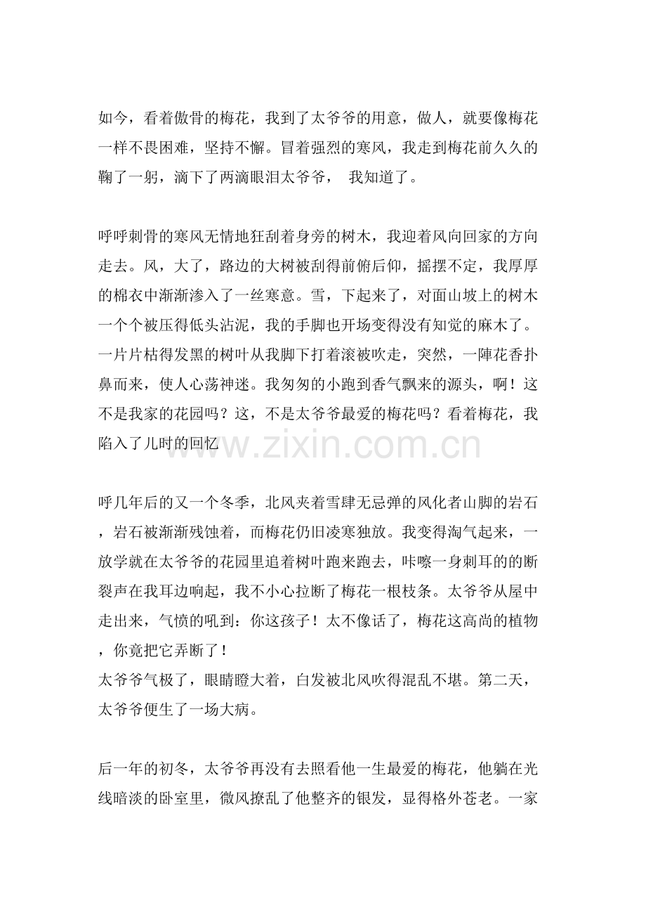 梅花的作文范文.doc_第2页