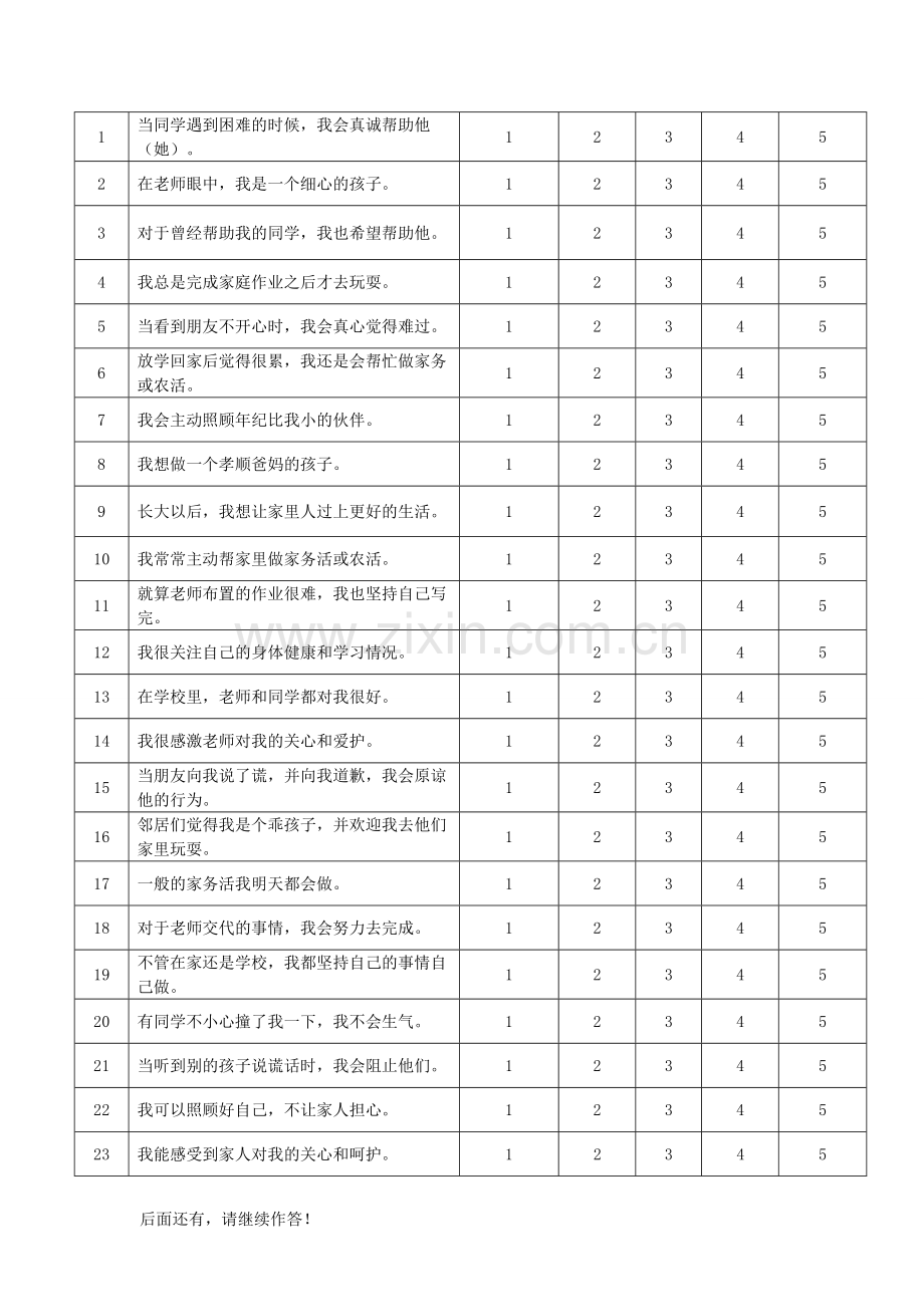 留守儿童正测问卷.doc_第2页