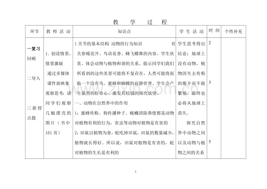 第二章第四节-动物在生物圈中的作用.doc_第2页