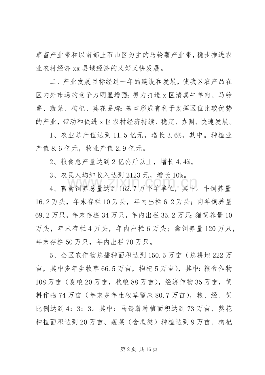 区20XX年特色优势产业建设项目方案.docx_第2页