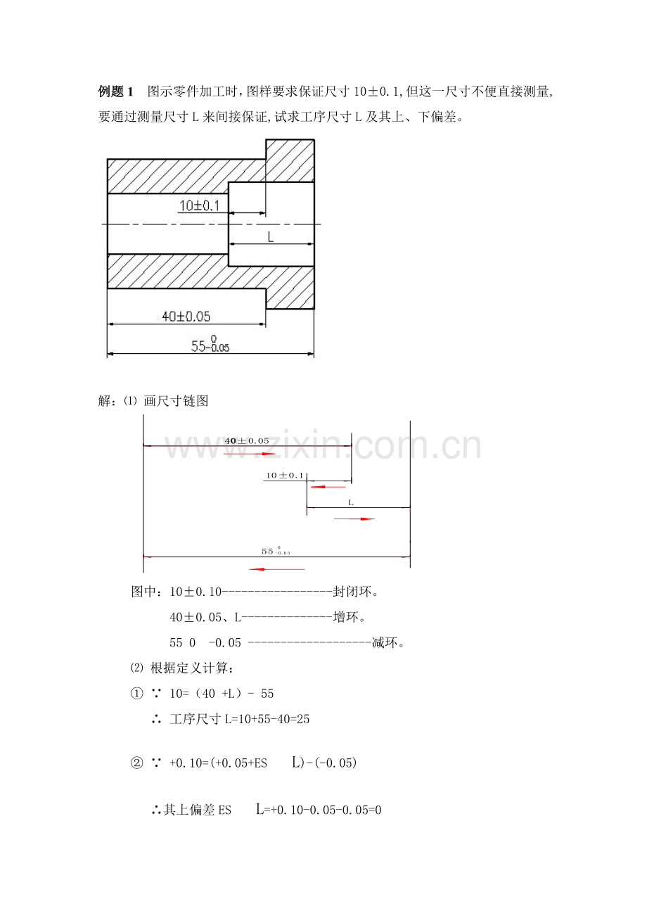 机械制造技术(尺寸链计算).doc_第1页