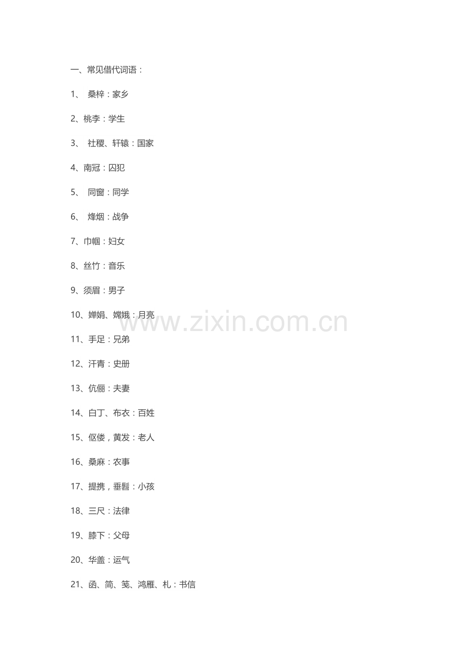 音乐教师也应该知晓的文学知识.doc_第1页