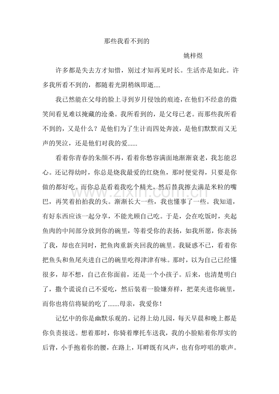 那些我看不到的.doc_第1页