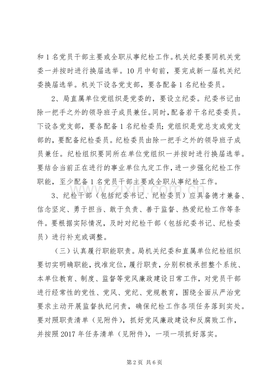 开展纪检组织履职试点实施方案 .docx_第2页