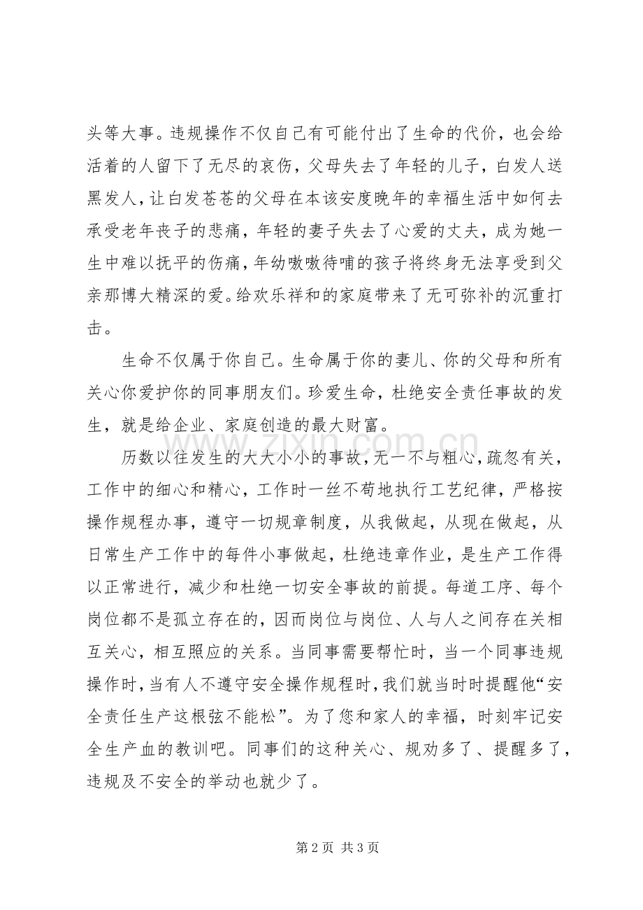 企业安全生产演讲.docx_第2页