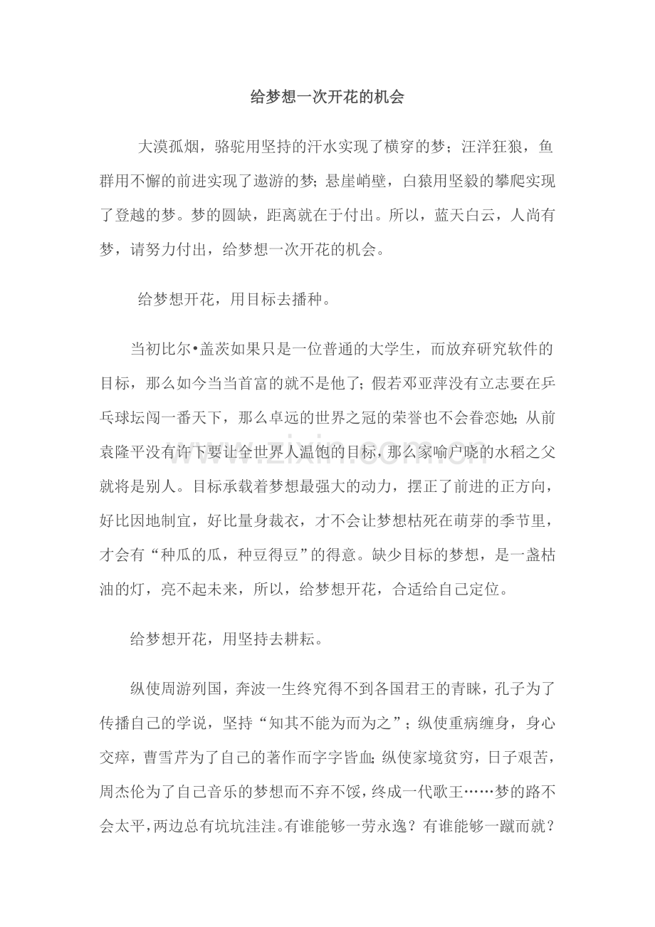 给梦想一次开花的机会.doc_第1页