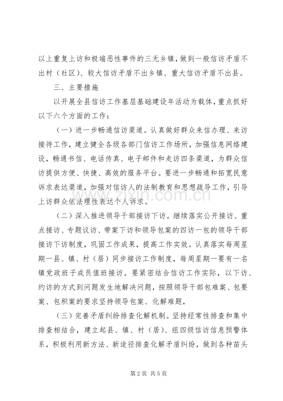 水口镇信访工作五好标准工作实施方案 .docx_第2页