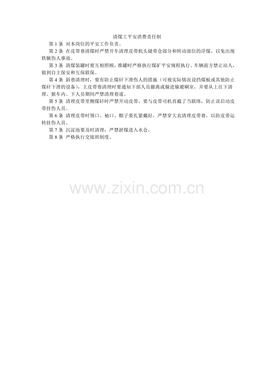 清煤工安全生产责任制.doc_第1页