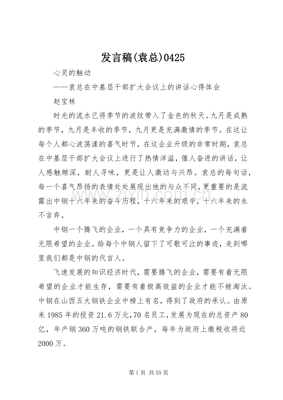 发言稿范文(袁总)0425.docx_第1页