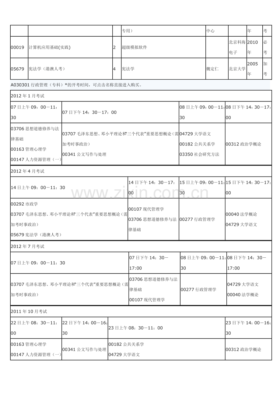 自考安排表.doc_第2页