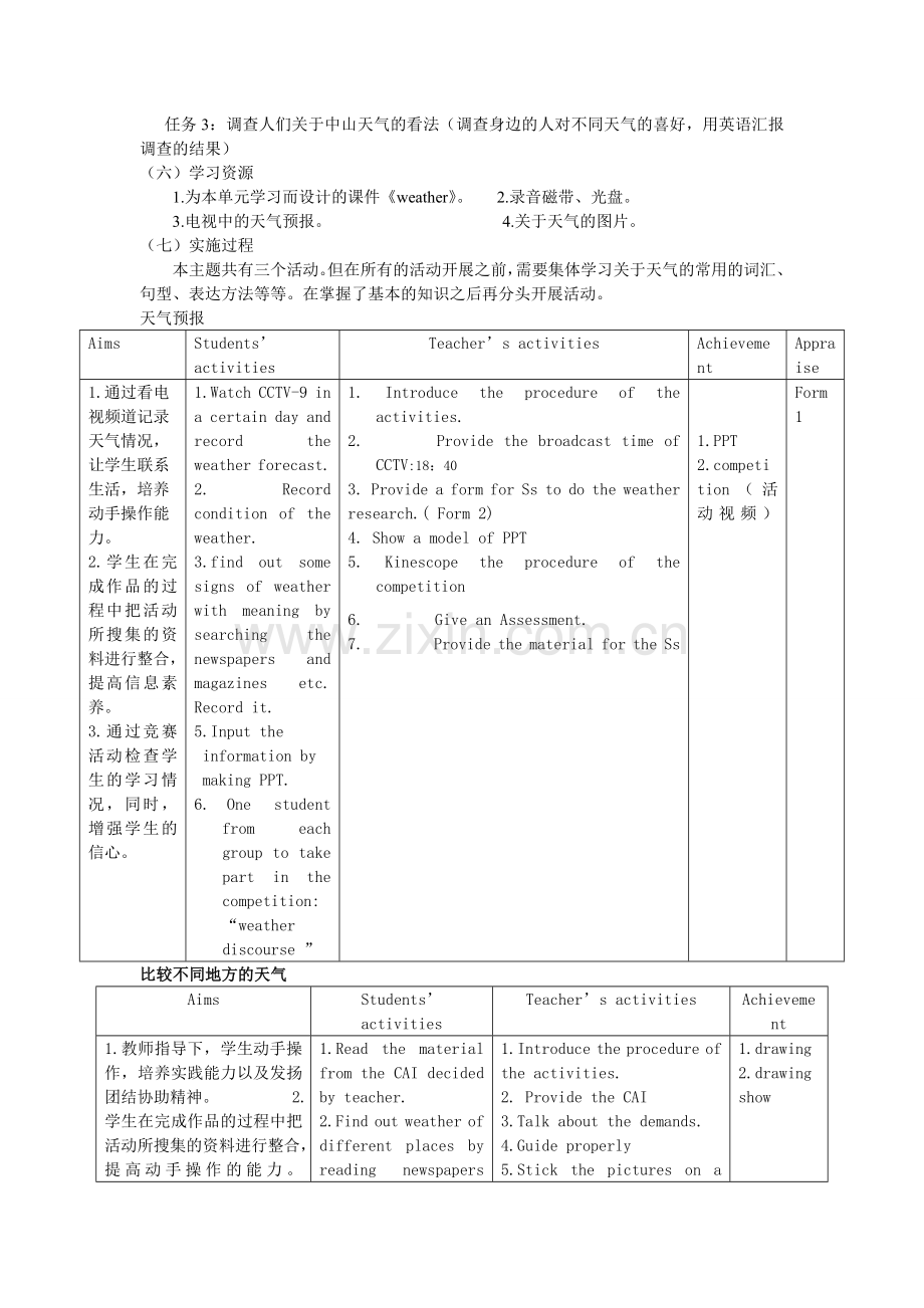 《Weather》教学活动设计方案.doc_第2页