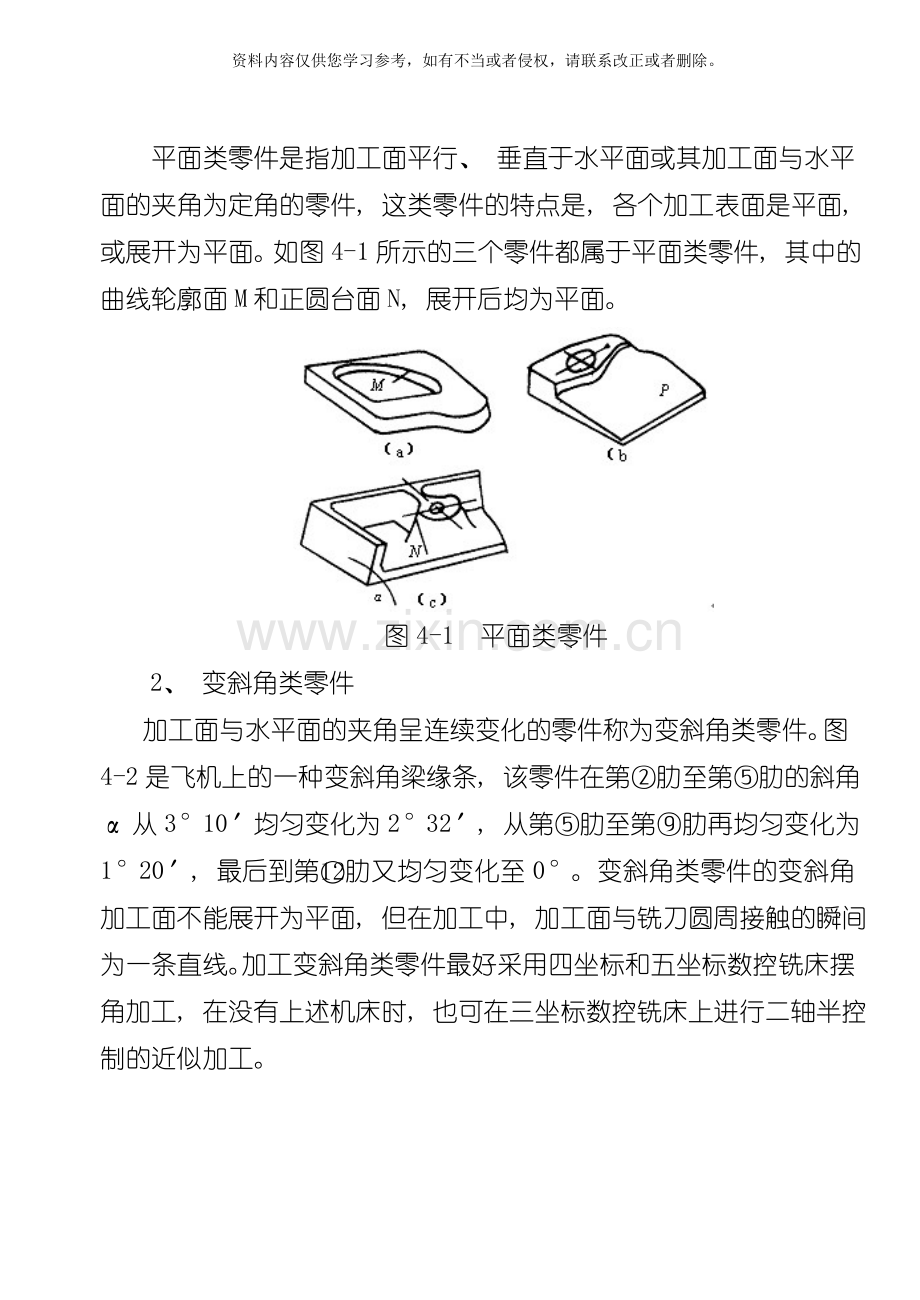 数控铣削加工工艺与编程模板.doc_第2页