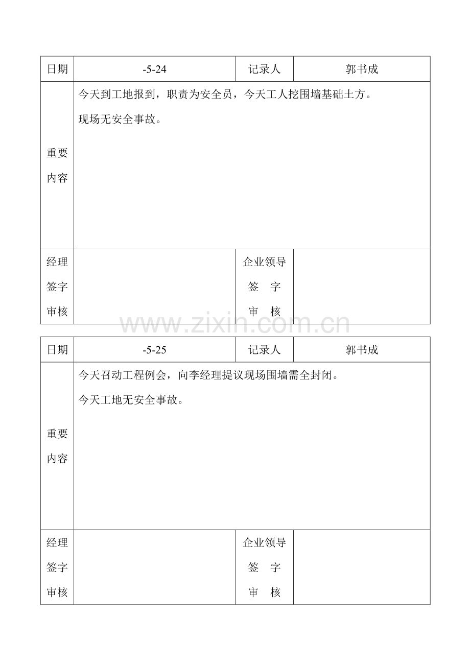 2022年工地安全员日志.doc_第2页