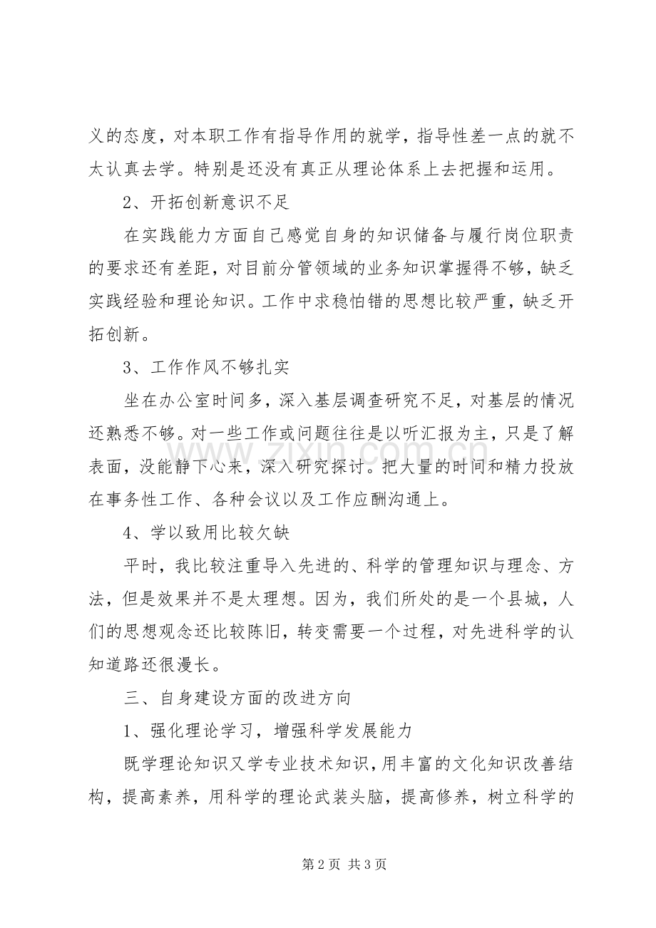 副县长在科学发展观上的发言.docx_第2页