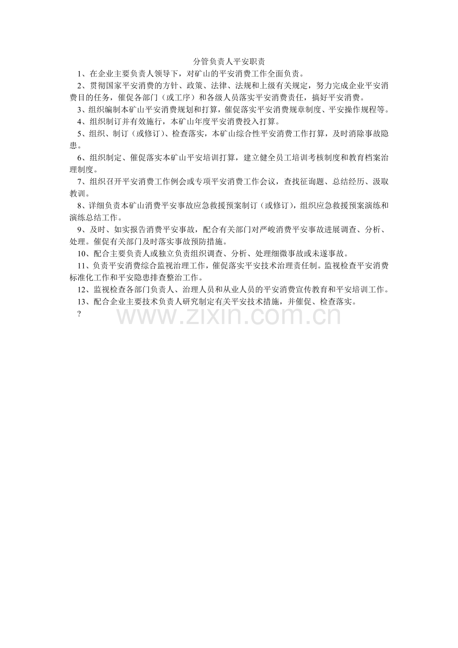 分管负责人安全职责.doc_第1页