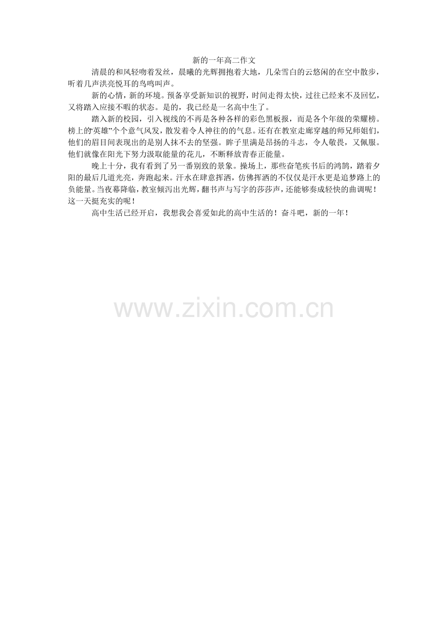 新的一年高二作文.doc_第1页