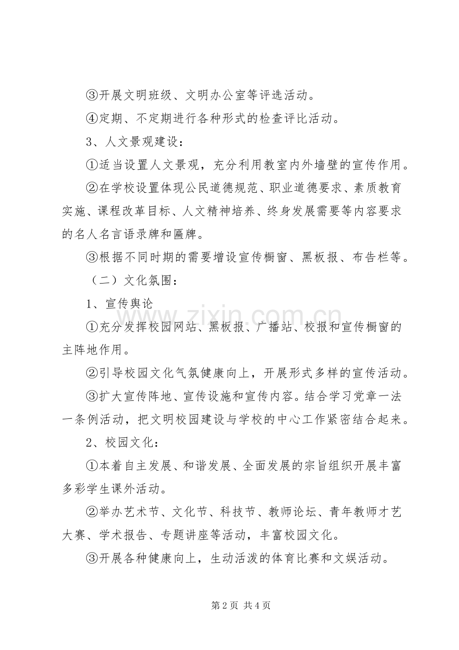学校园文化建设实施方案 (25).docx_第2页