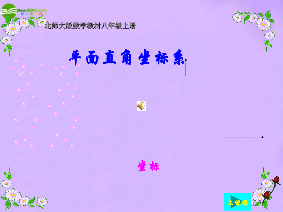 八年级数学下册 北师大版数学教材八年级上册(平面直角坐标系)课件 人教新课标版 课件.ppt_第1页