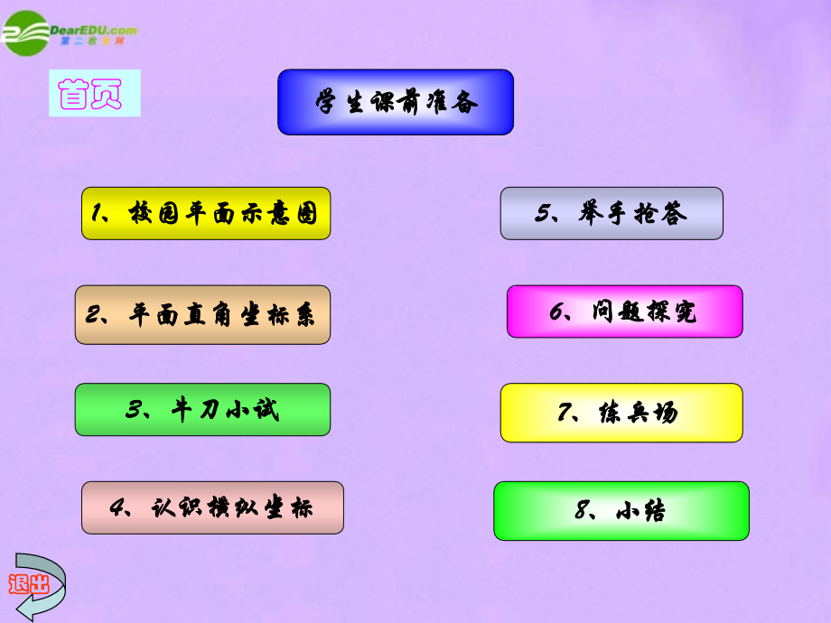 八年级数学下册 北师大版数学教材八年级上册(平面直角坐标系)课件 人教新课标版 课件.ppt_第2页
