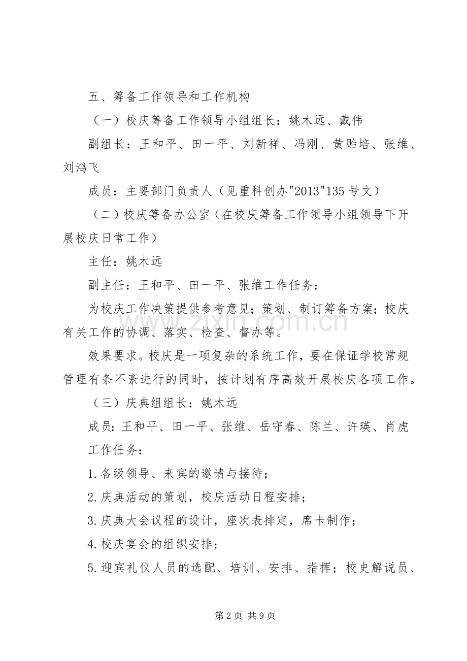 科创学院20周年校庆活动总体工作实施方案.docx_第2页