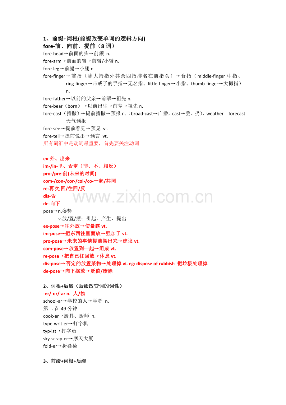 老蒋英语(二)词汇笔记.doc_第1页