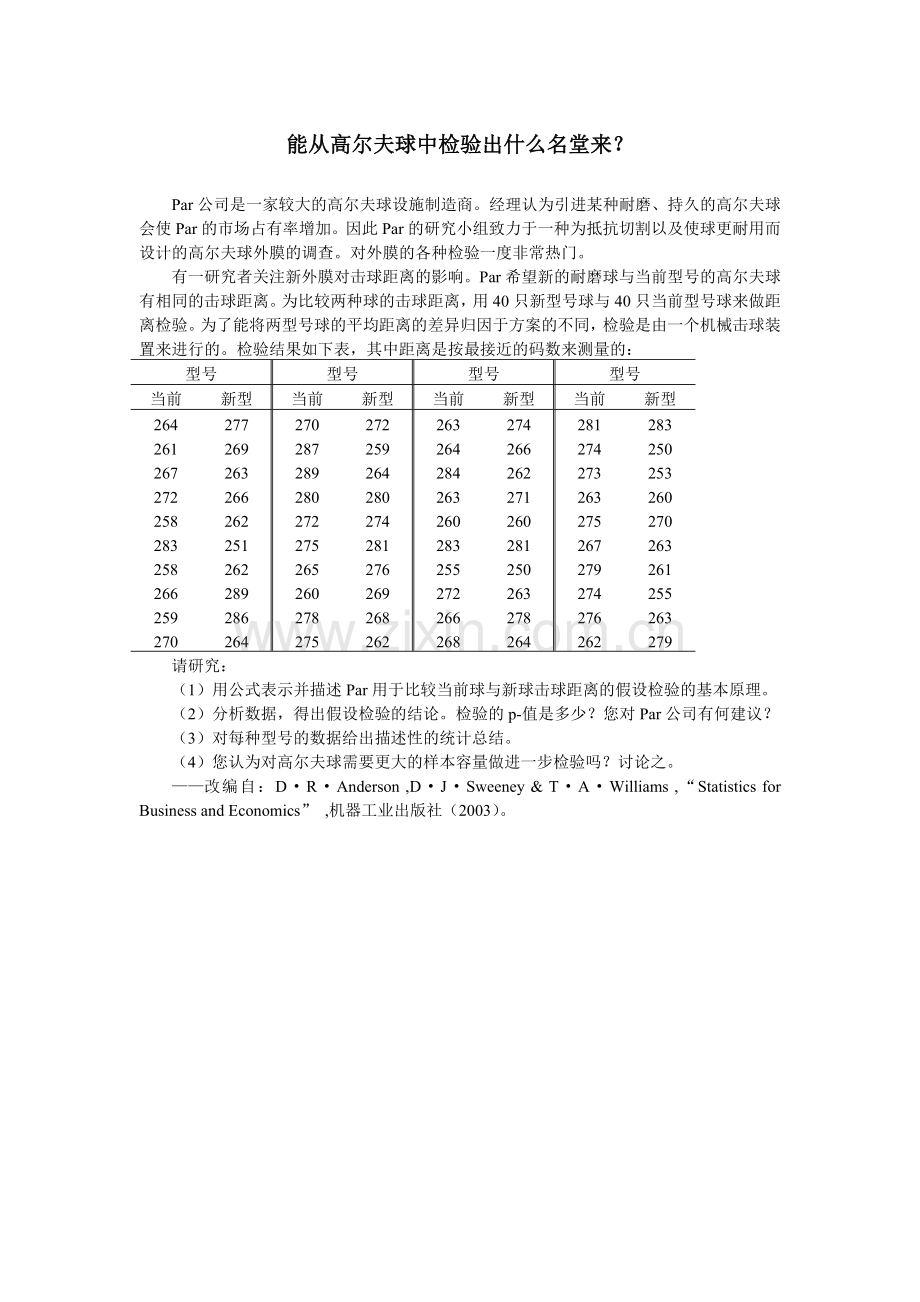 能从高尔夫球中检验出什么名堂来？.doc_第1页