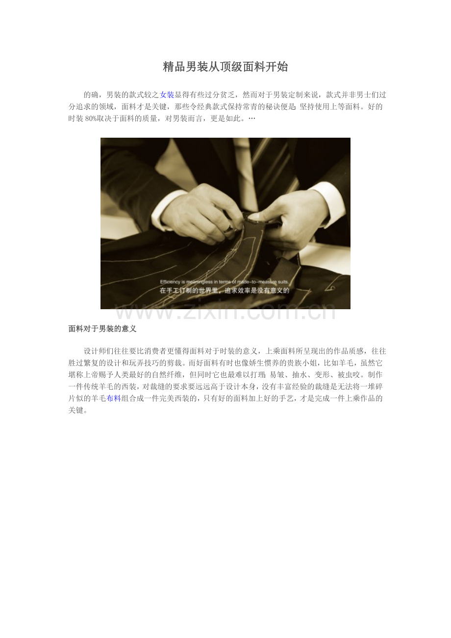 男装顶级面料分析.doc_第1页