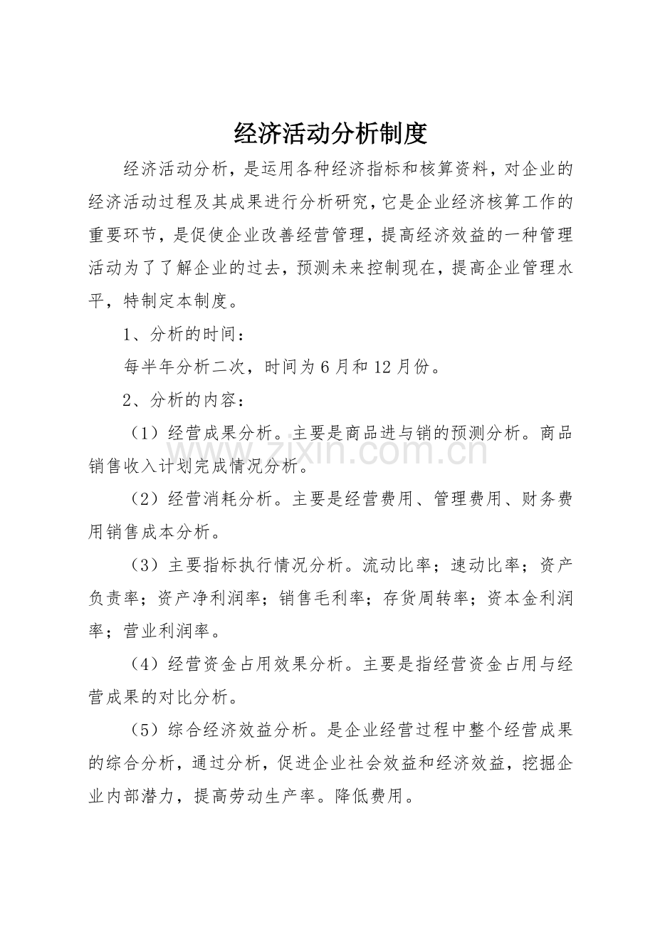 经济活动分析规章制度细则.docx_第1页