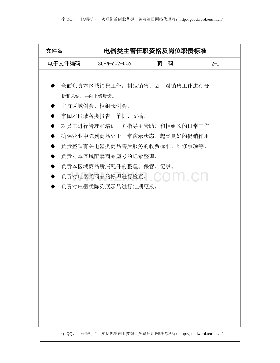 电器类主管任职资格及岗位职责标准.doc_第2页