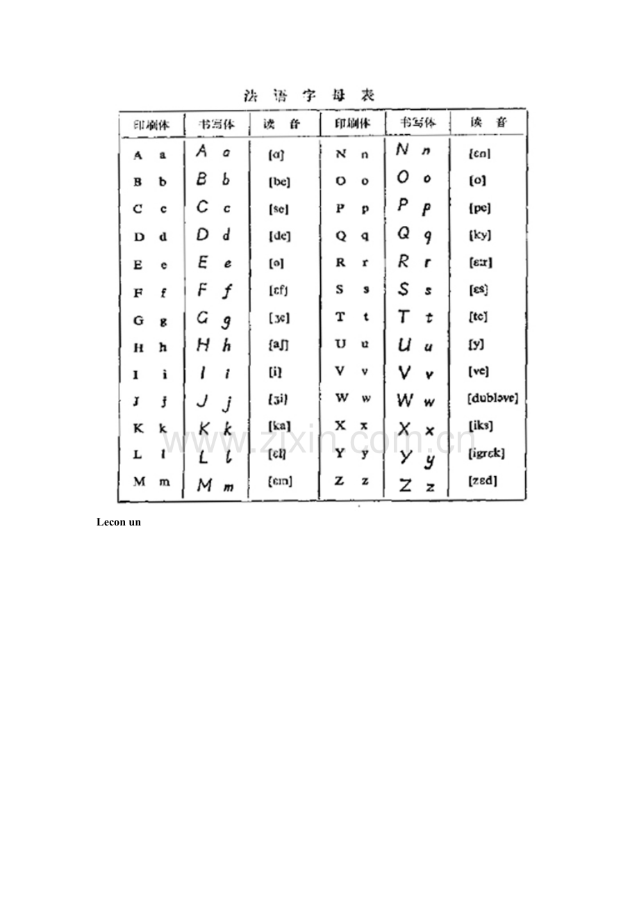 简明法语教程（上册1-8）.doc_第1页