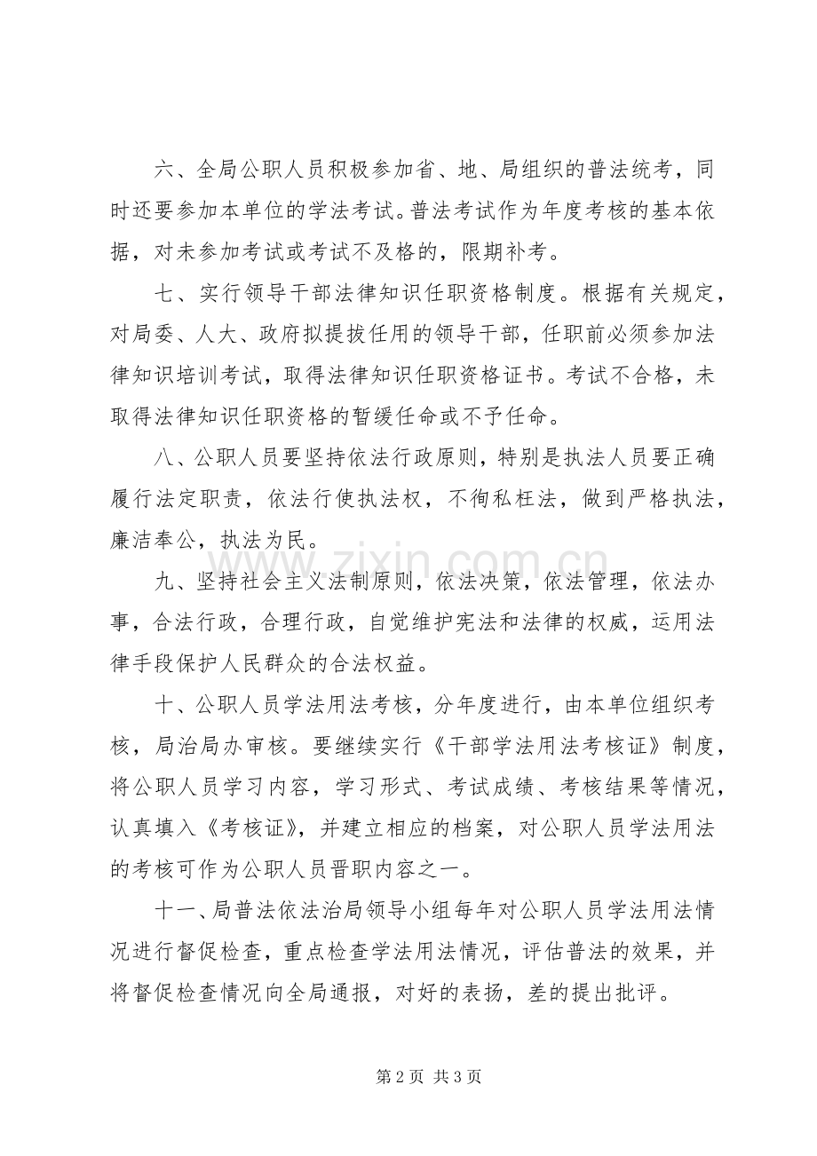 投促局公职人员学法用法规章制度.docx_第2页