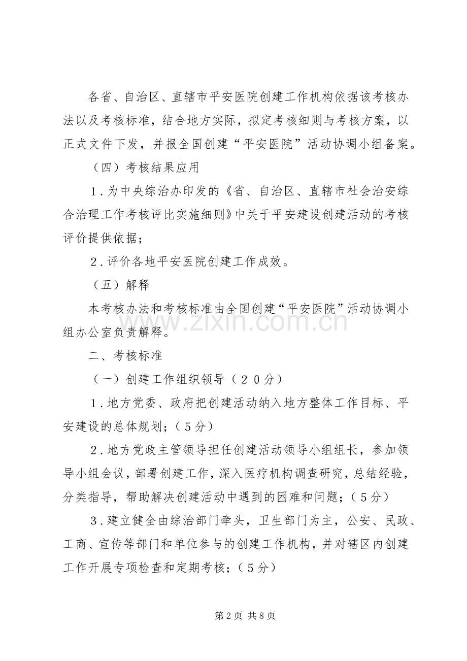 平安医院考核规章制度.docx_第2页