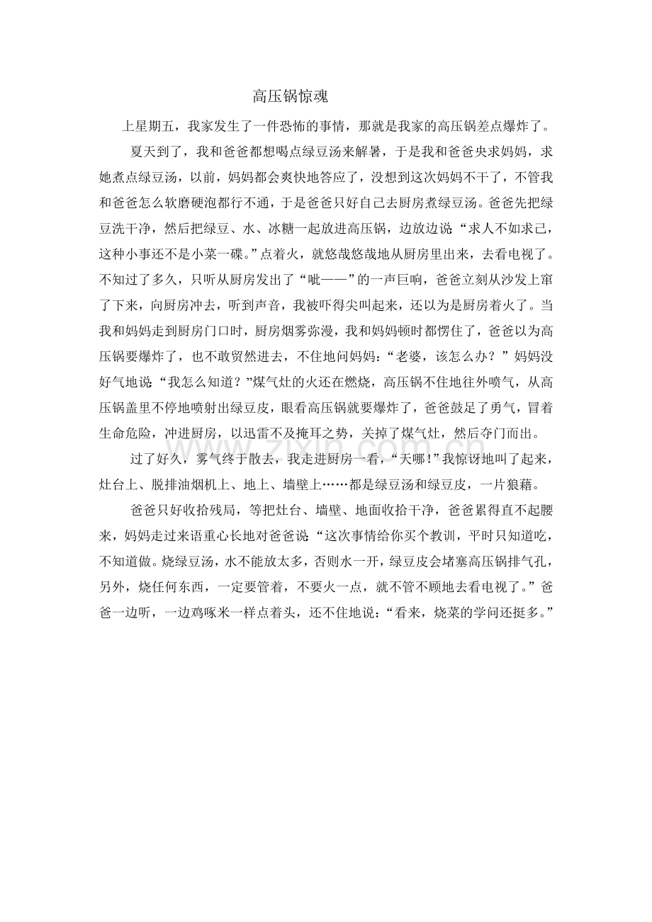 高压锅惊魂.doc_第1页