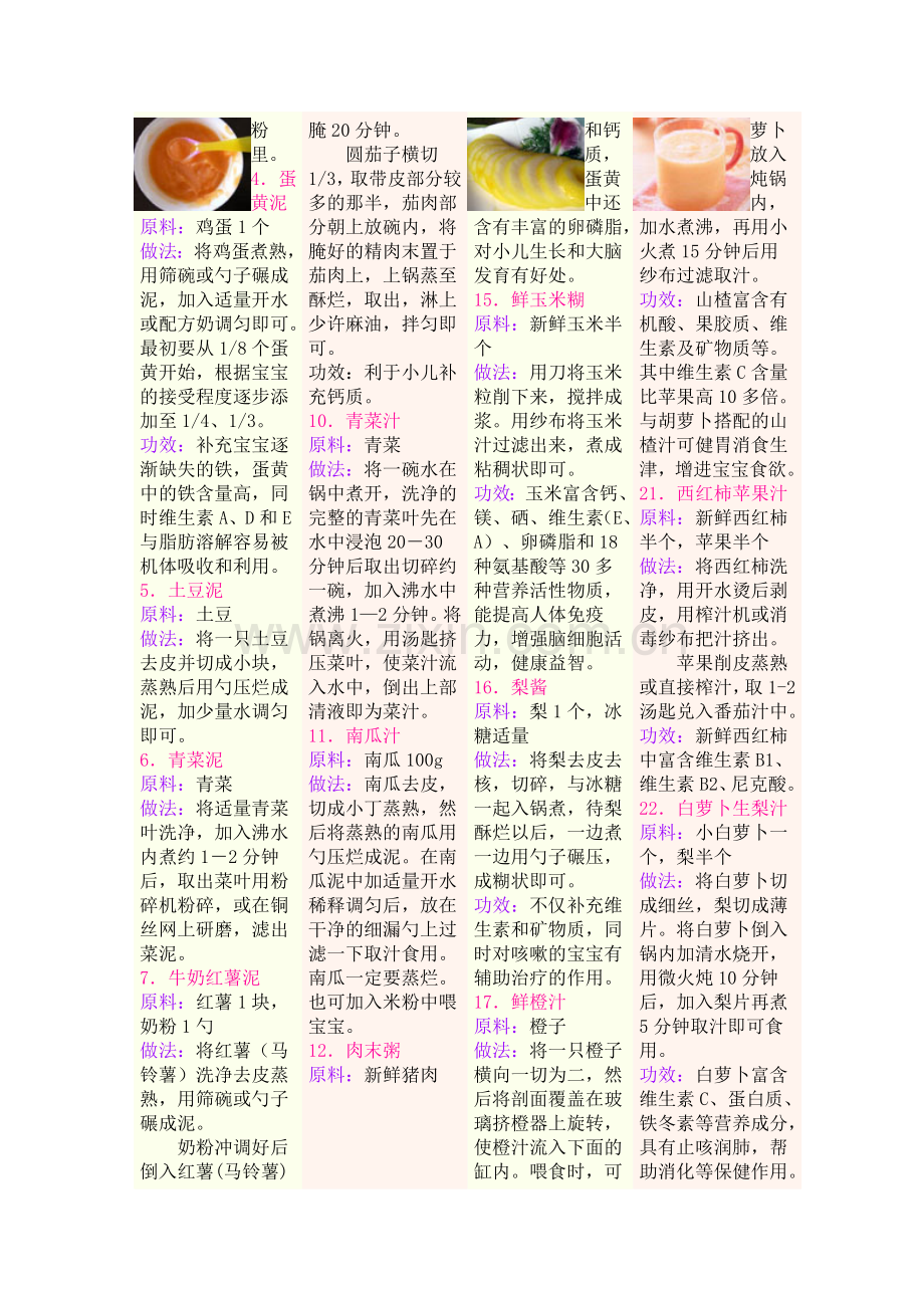 婴幼儿食谱.doc_第2页