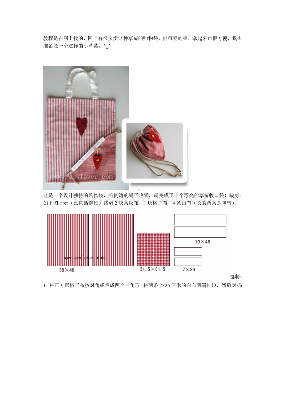 收口式草莓购物袋制作教程.doc_第1页