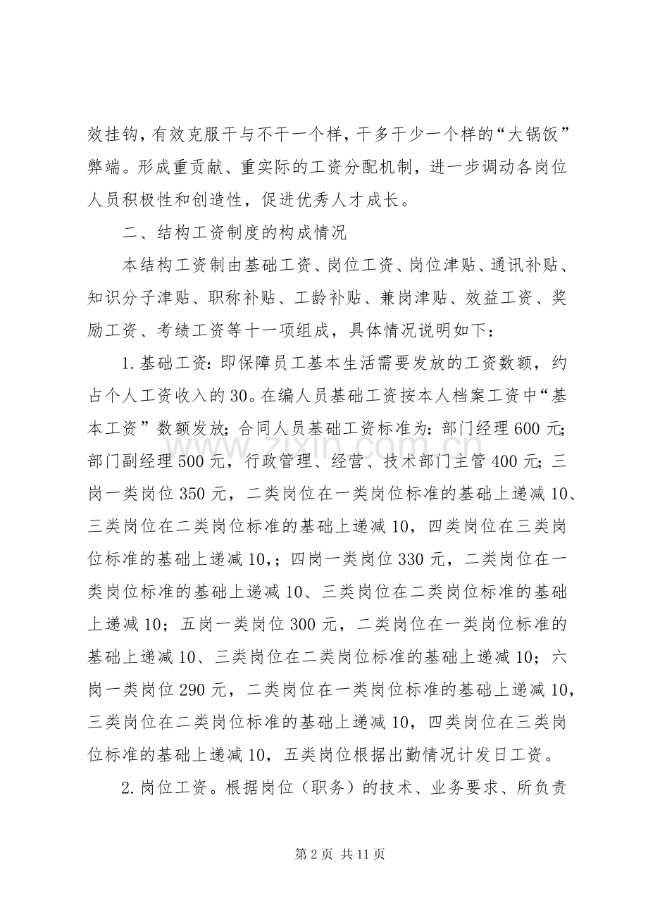 公司结构工资规章制度 .docx_第2页