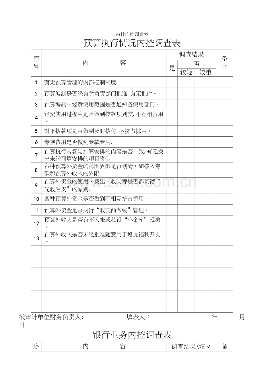 审计内控调查表.docx_第2页
