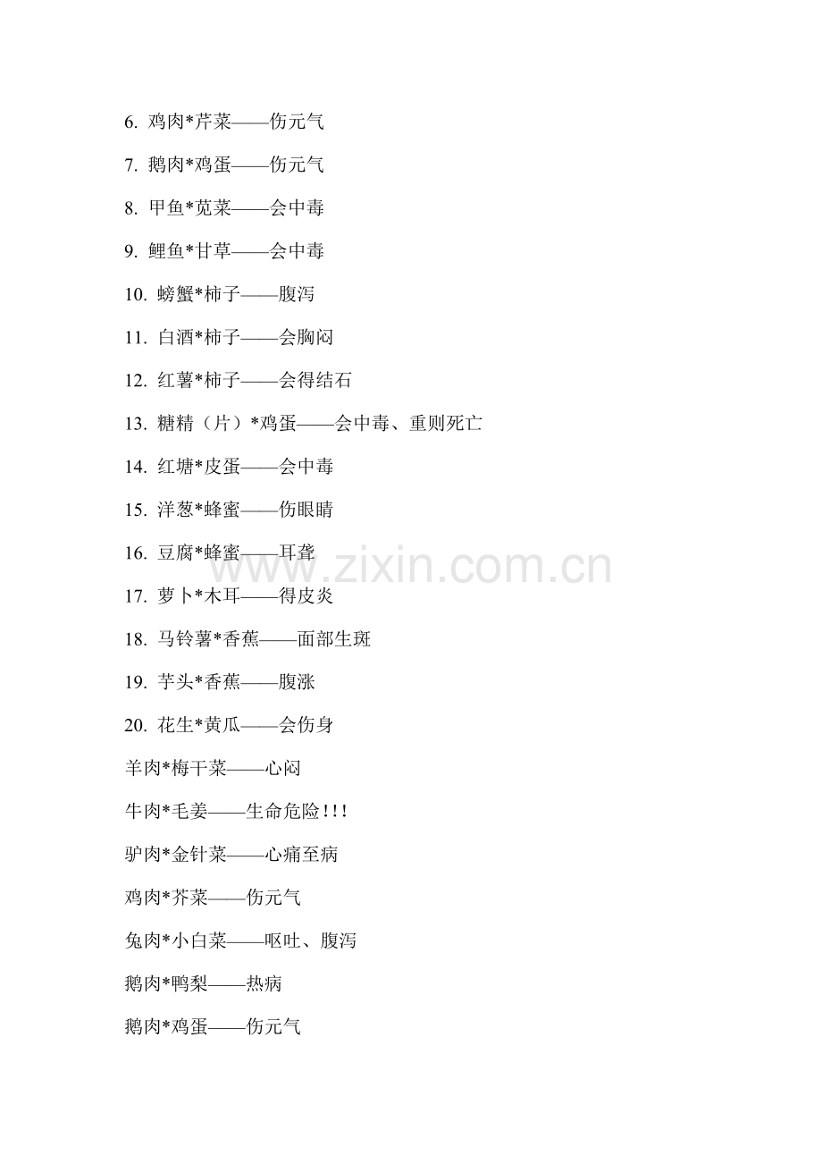 两种食物同食禁忌.doc_第2页