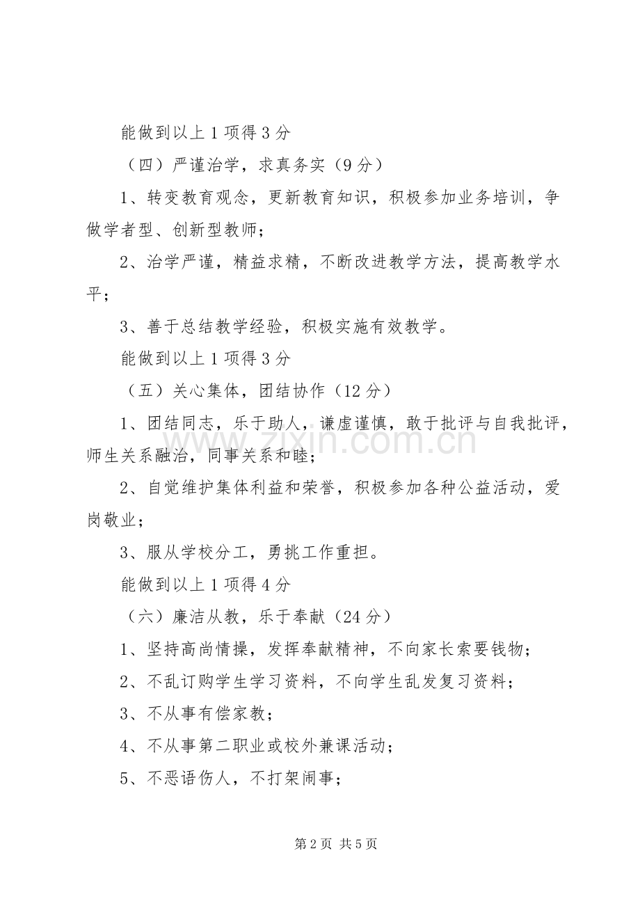 阳南镇中心小学廉政文化建设督查考评规章制度.docx_第2页