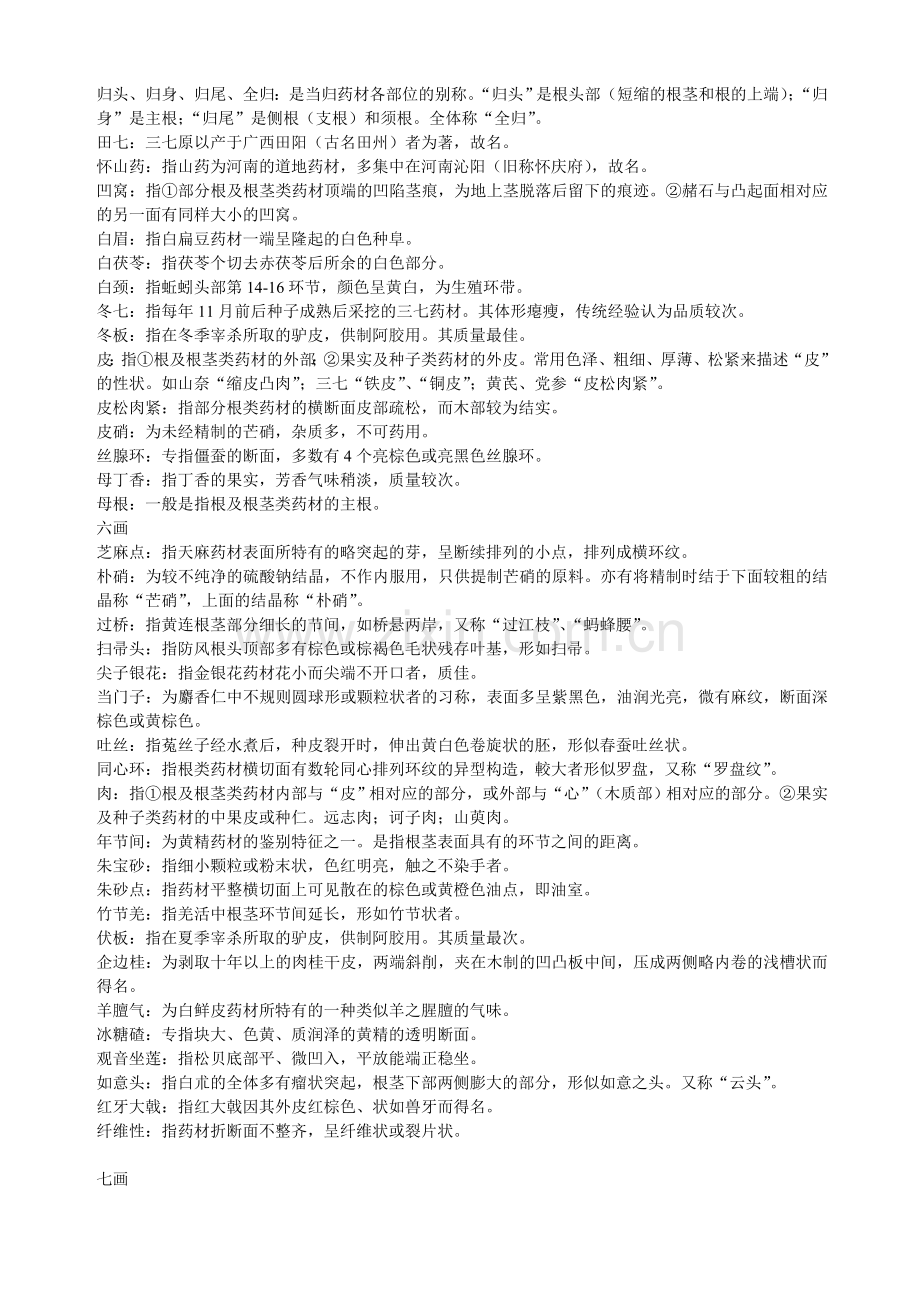 中药材鉴定图典——传统经验鉴别术语.doc_第2页