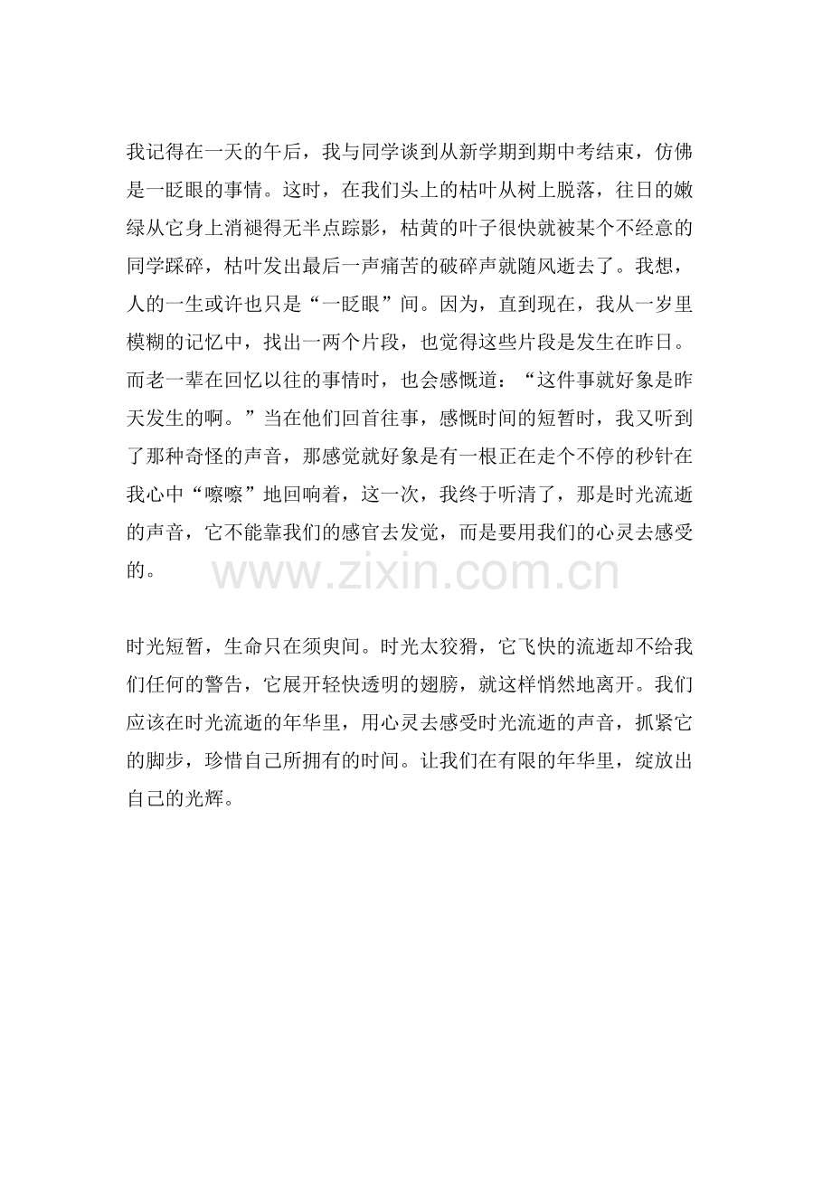 在时光流逝的年华里作文900字.doc_第2页